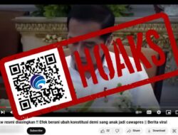 [HOAKS] Keluarga Presiden Jokowi Diasingkan Akibat Mengubah Konstitusi