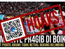 [HOAKS] Presiden Jokowi Tidak Netral, Kampanye Prabowo-Gibran Diboikot