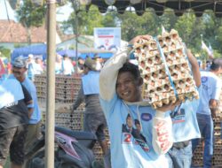 Dukung Prabowo–Gibran Berantas Mafia Industri Ternak, Komunitas Peternak Blitar-Kediri Sumbang 70 Ton Telur Ayam