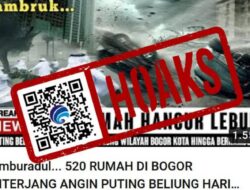 [HOAKS] 520 Rumah Di Kota Bogor Diterjang Angin Puting Beliung pada 14 Februari 2024