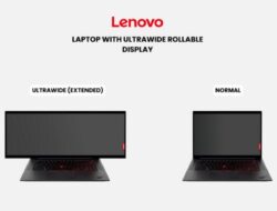 Lenovo Mematenkan Konsep Laptop Layar Ultrawide yang Dapat Digulung