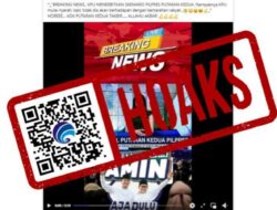 [HOAKS] KPU Umumkan Pelaksanaan Pilpres 2024 Putaran Kedua Hindari Kemarahan Rakyat