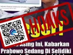 [HOAKS] Prabowo sedang Diselidiki oleh Corruption Investigation Uni Eropa