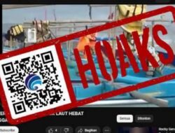 [HOAKS] 40 Kecamatan Lenyap Diterjang Air Laut Dahsyat