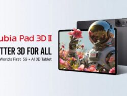 Tablet Nubia Pad 3D II dengan Teknologi 3D Berbasis AI, Snapdragon 8 Gen 2 dan Baterai 10.000mAh Diluncurkan