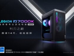 PC Desktop Lenovo Legion Blade 7000K 2024 Diluncurkan dengan Intel Core i7-14700KF dan RTX 4070 Ti Super