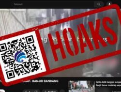 [HOAKS] Tangerang Diterjang Banjir Bandang Hingga Pemukiman Warga Jebol