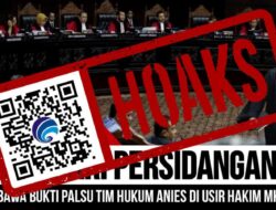 [HOAKS] MK Usir Tim Hukum Anies Baswedan dari Persidangan karena Bukti Palsu