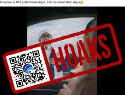 [HOAKS] Majelis Ulama Indonesia (MUI) Serukan Boikot Produk Air Minum Merek Aqua