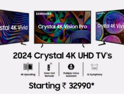Samsung Crystal 4K Vivid, 4K Vision Pro, Seri TV 4K Vivo Pro Diluncurkan, Segini Harganya