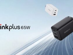 Charger Lenovo ThinkPlus 65W GaN dengan Dua Port USB-C dan Satu Port USB-A Diluncurkan