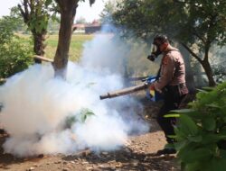 DBD di Sukoharjo Mewabah, Polres Gelar Apel Kesiapsiagaan dan Fogging