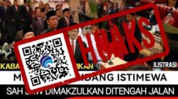 [HOAKS] MPR Gelar Sidang Istimewa Lengserkan Presiden Jokowi