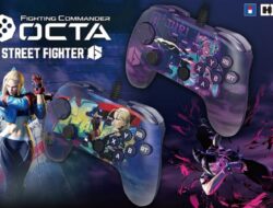Gamepad Octa Hori Fighting Commander Bertema Street Fighter 6 dengan Karya Seni Juri dan Cammy Diluncurkan