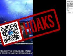 [HOAKS] Pemerintah Bagikan Bantuan Sosial Melalui Situs Judi