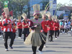 Harlah Ke-78 Sukoharjo, Bupati Ikut Flashmob Senam Kreasi Cuci Tangan