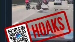 [HOAKS] Sepeda Motor Hancur karena Ban Truk Terjadi di Wilayah Bekasi