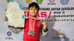 Mengenal Ravandra, Perenang Cilik Sukoharjo Berprestasi