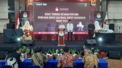 Ini yang Terjadi Ketika Debat Pilkada Sukoharjo Hanya Diikuti Satu Paslon