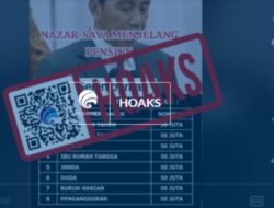 [HOAKS] Nazar Jelang Pensiun, Presiden Joko Widodo Bagikan Rp50 Juta di TikTok