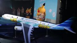 Penampakan Garuda Indonesia yang Hadirkan Desain Livery Tematik Pikachu Jet GA-2