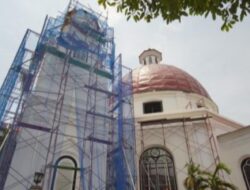 Dikerjakan Kementerian PU, Rehabilitasi Gereja Blenduk Semarang Ditargat Selesai Sebelum Natal 2024