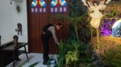 Jelang Perayaan Natal, Polres Sukoharjo Sterilisasi Gereja