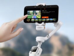 Gimbal Smartphone Ini Memiliki Remote Layar Sentuh, Pelacakan AI, Rotasi 360° dan Lampu Pengisi Sendiri