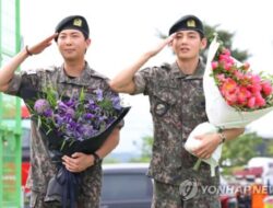 RM, V, Jimin, dan Jungkook BTS Selesaikan Tugas Militer