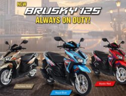 Memperkenalkan All New Kawasaki Brusky 125, Skutik Sporty Desain Garang, Cek Spesifikasi dan Harganya