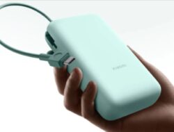 Xiaomi Luncurkan Power Bank Kompak 20.000mAh Baru dengan Kabel Bawaan