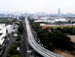 Anggaran Rp4,1 Triliun, Progres Proyek LRT Jakarta Rute Velodrome-Manggarai Capai 57,75%