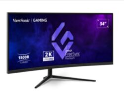 Monitor Lengkung ViewSonic VX3418C-2K Diluncurkan dengan Dukungan 180Hz dan HDR10, Cek Harganya