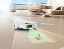 Haier Meluncurkan Robot Penyedot Debu Pet Love V40 dengan Daya Hisap 20.000Pa dan Sensor AI Smart Eye