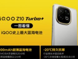 Resmi Terkonfirmasi, iQOO Z10 Turbo+ Dibekali Baterai 8.000mAh di Bodi 8,16mm, Pengisian Daya 90W