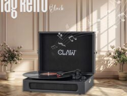 Pemutar Piringan Hitam CLAW Stag Retro Diluncurkan dengan Suara Stereo 10W dan Perekaman MP3