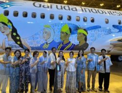 Livery Spesial HUT ke-80 RI Dihadirkan Garuda Indonesia dengan Menggandeng Cap Bali