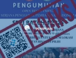 [HOAKS] Tautan Rekrutmen Sarjana Penggerak Pembangunan Indonesia (SPPI) Batch 4
