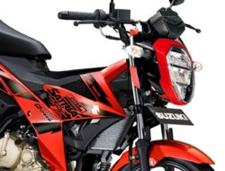 Bocoran Desain Satria 150 2026 Terbaru, Lampu Depannya Replika Gixxer?
