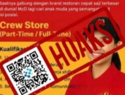 [HOAKS] Lowongan Kerja Kru McDonald’s Indonesia