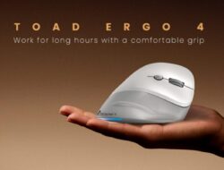 Portronics Meluncurkan Mouse Nirkabel Vertikal Toad Ergo 4, Segini Harganya