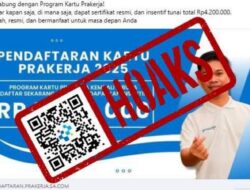 [HOAKS] Tautan Pendaftaran Kartu Prakerja 2025 dan Insentif Rp4,2 Juta