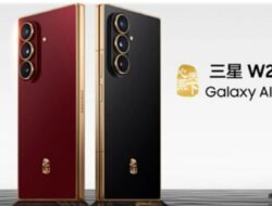 Samsung W26 Debut dengan Lapisan Emas, Cek Spesifikasi dan Harganya