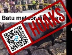 [HOAKS] Video Meteor Jatuh di Area Persawahan Kabupaten Brebes