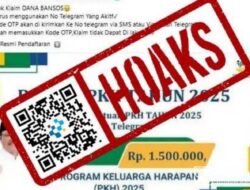 [HOAKS] Tautan Pendaftaran Bansos PKH 2025 via Telegram