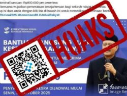 [HOAKS] Tautan Pencairan BLT Kesra Periode Oktober-Desember 2025