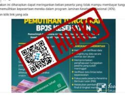 [HOAKS] Tautan untuk Program Pemutihan Tunggakan Iuran JKN