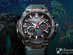 G-Shock MRG-B2000KT-3A Diluncurkan dengan Rangka Titanium, Desain Phoenix Ukiran Tangan, dan Detail Zamrud