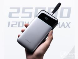 Cuktech Meluncurkan Power Bank 25.000mAh dengan Pengisian Cepat 120W, Pengisian Daya Mandiri 100W, dan Layar LED