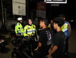 Operasi Zebra Candi 2025, Polres Sukoharjo Tindak Pelanggar di Grogol